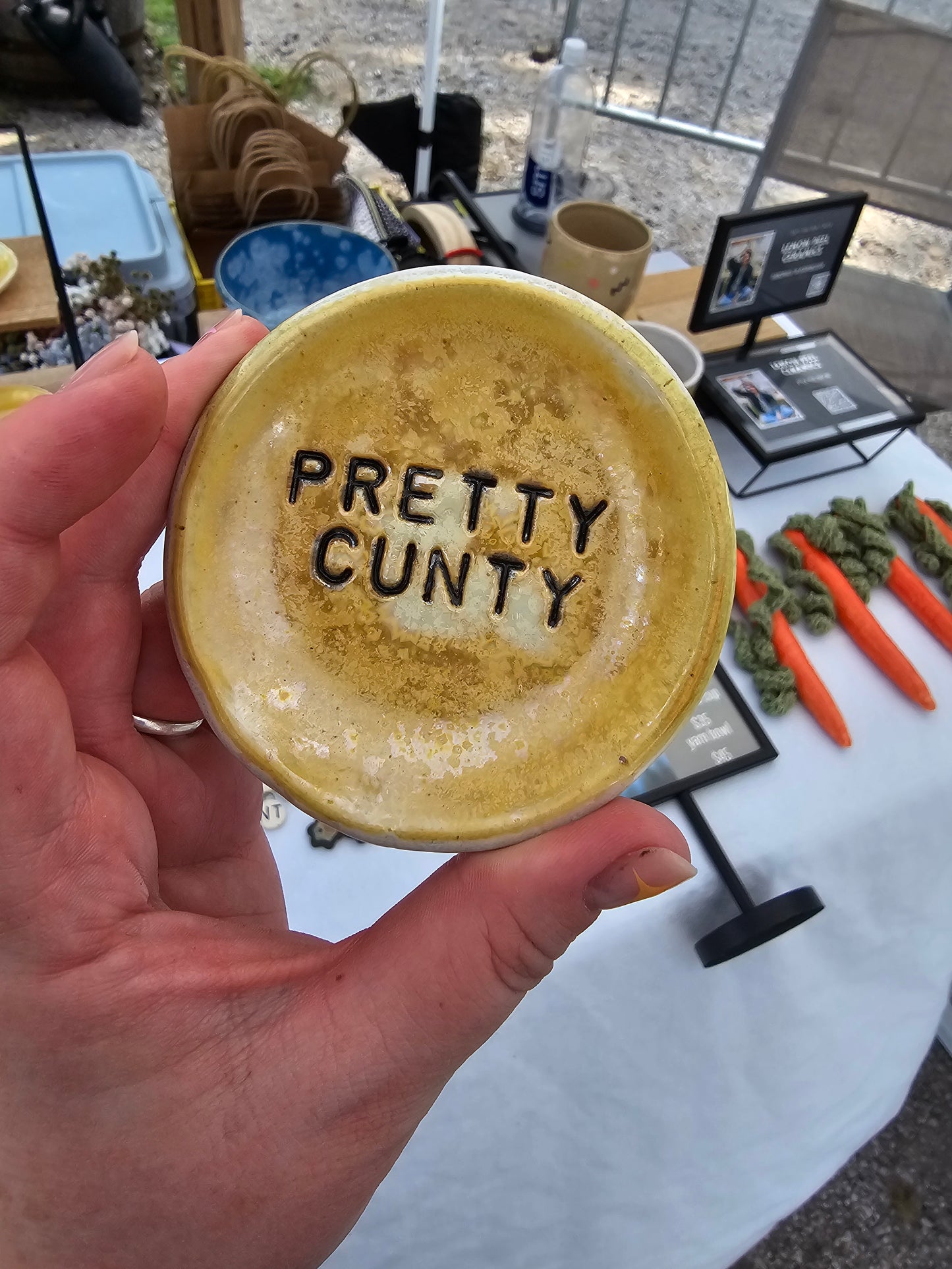 Pretty Cunty Trinket Dish