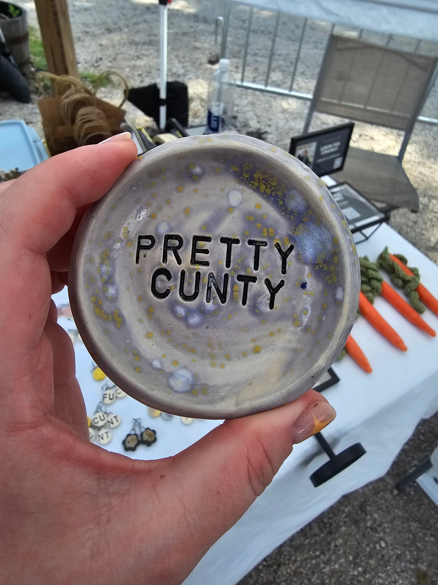 Pretty Cunty Trinket Dish